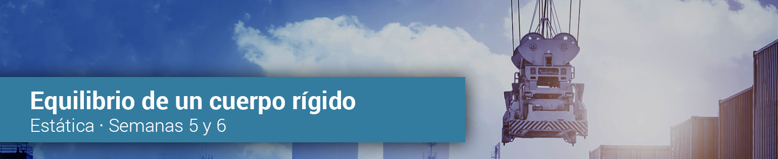 Equilibrio de un cuerpo rígido -  Semanas 5 y 6