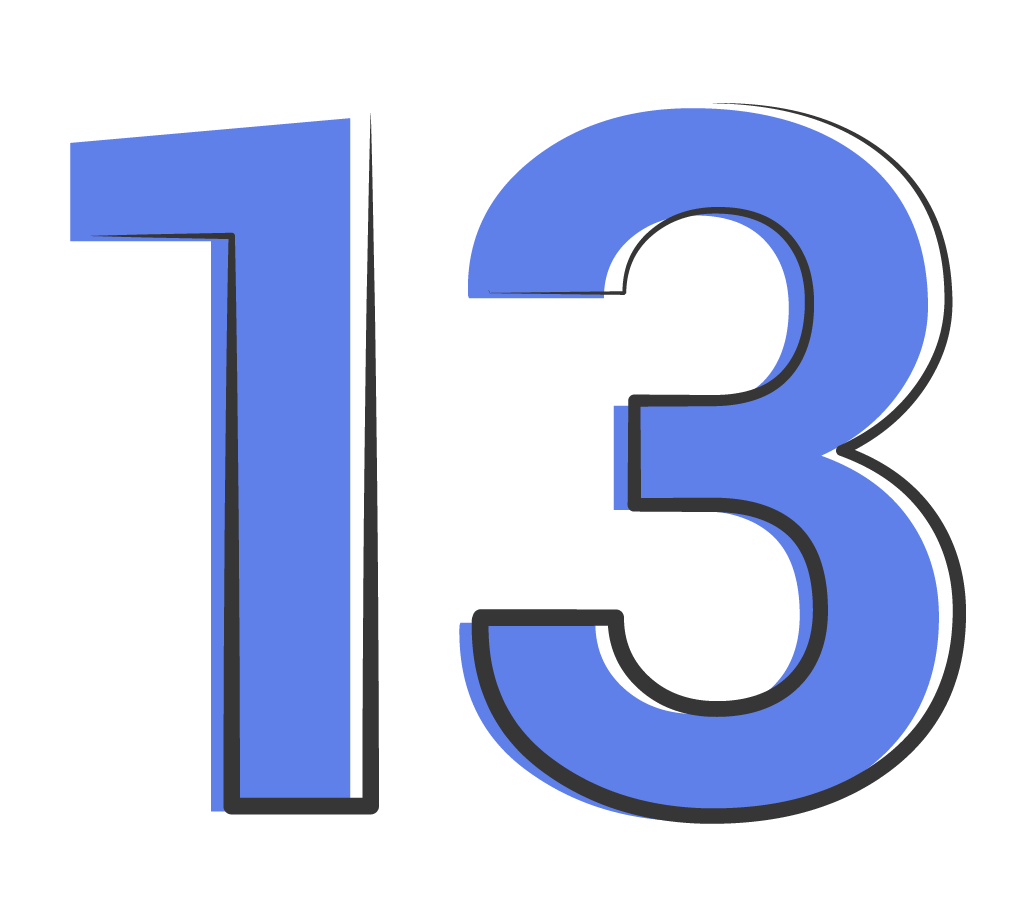 13