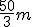50/3 m