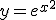 y=e^{x^2}