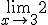 \lim_{x\to 3}2