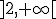 ]2, +\infty[