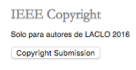 IEEE Copyright - Solo para autores de LACLO 2016