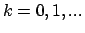 $ k=0,1,...$