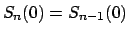 $ S_{n}(0)=S_{n-1}(0)$