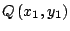 $ Q\left( x_{1},y_{1}\right) $