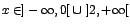 $x \in ]-\infty,0[ \; \cup \; ]2,+\infty[$