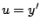 $u = y^{\prime} $