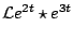 $\displaystyle {\cal L} e^{2t} \star e^{3t}$