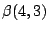 $\displaystyle \beta(4,3)$